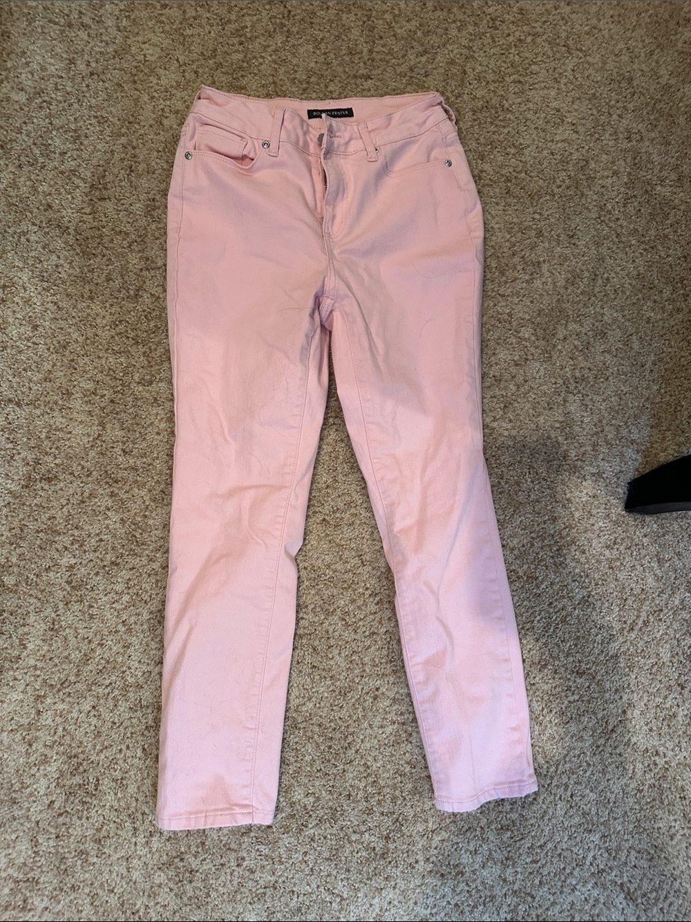 Boston Proper Pastel Pink Skinny Jeans